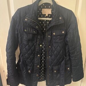 Banana Republic Women's Quilted Navy Jacket